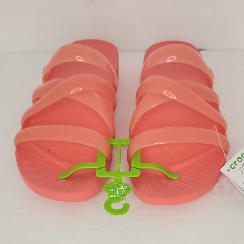 CROCS Coral Slide Sandals - Picture 2 of 7